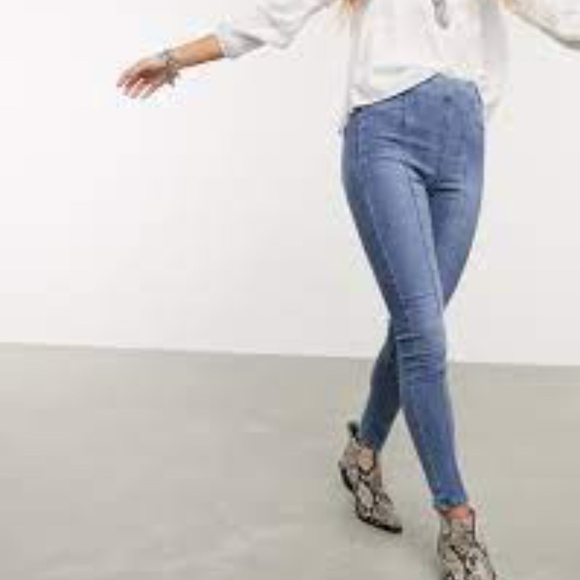 Free People Feel Alright Skinny Jeggings - Picture 1 of 7